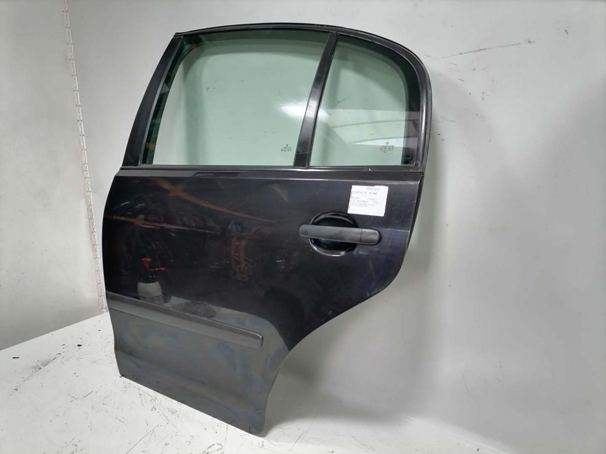 VW Polo 9N2 original Tür hinten links Limousine LC9Z Black Magic Bj.2004